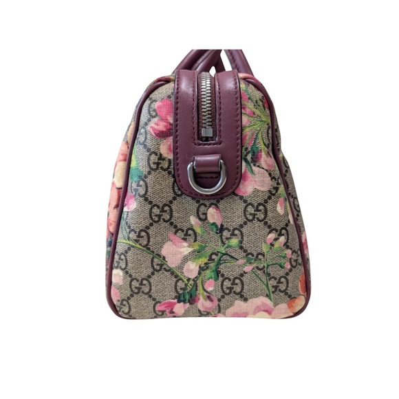Gucci Floral Satchel Bag - Pink and Green - Picture 4 of 16